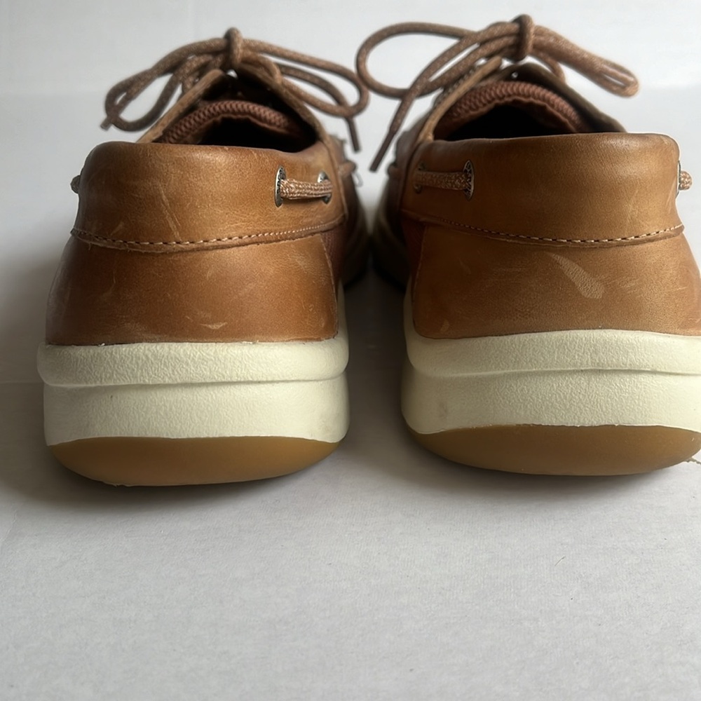 Sperry Tan & Cream Boat Shoes Size 11 - Picture 4 of 7